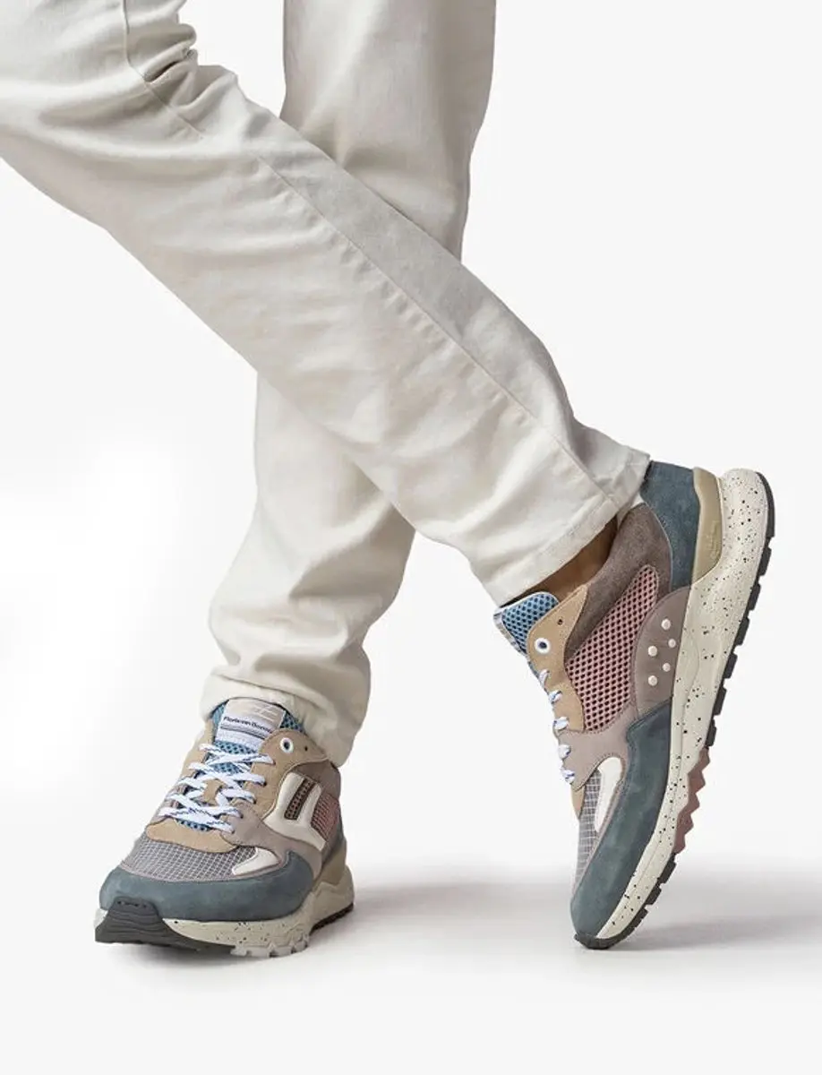 Floris van Bommel DE TREENER 01.51 Lage Sneakers - Blauw 45.5