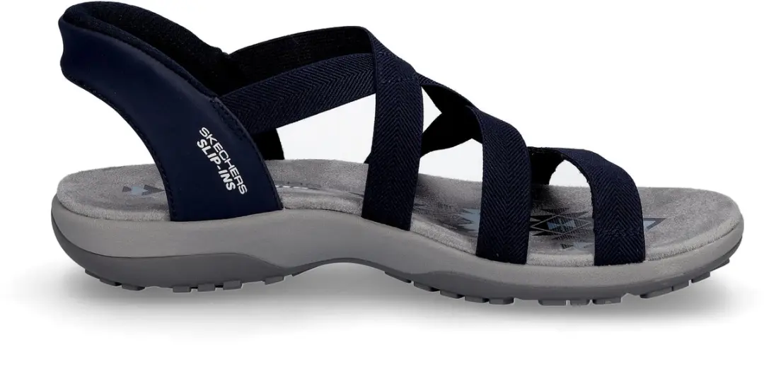 Skechers Reggae Slim-Stretch Flex Sandalen - Navy