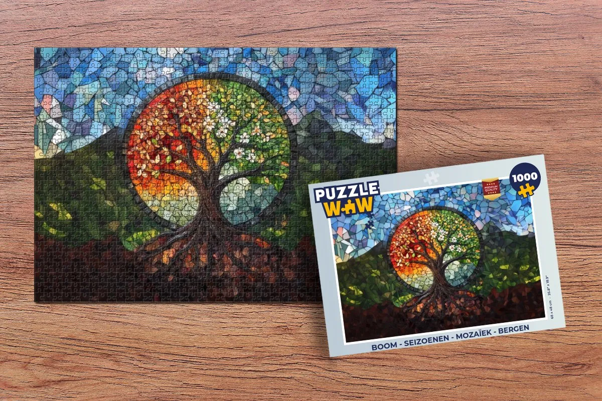 PuzzleWow Boom Mozaïek Legpuzzel 1000 Stuks