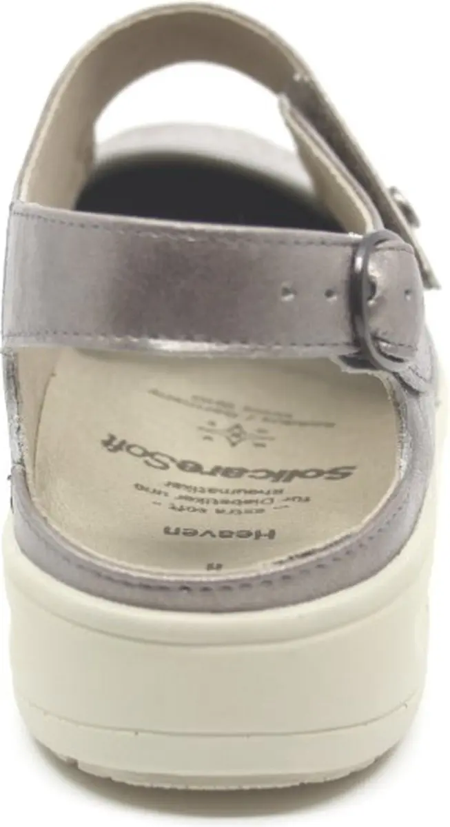 Solidus 27500 Dames Sandalen - Taupe - 37 1/3