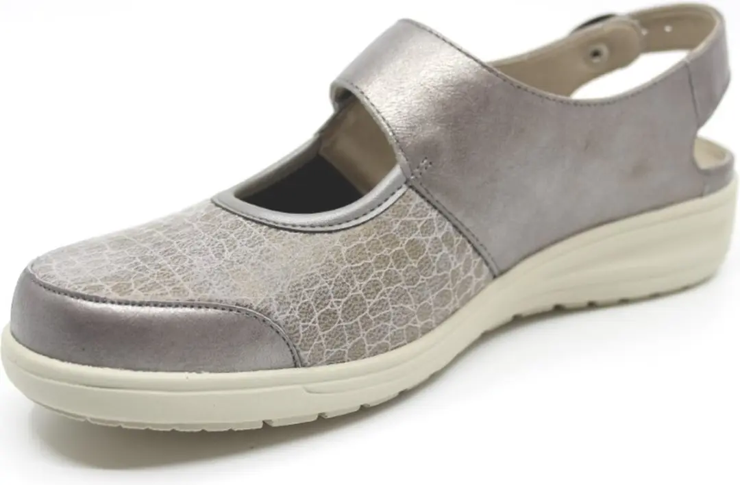Solidus 27500 Dames Sandalen - Taupe - 37 1/3