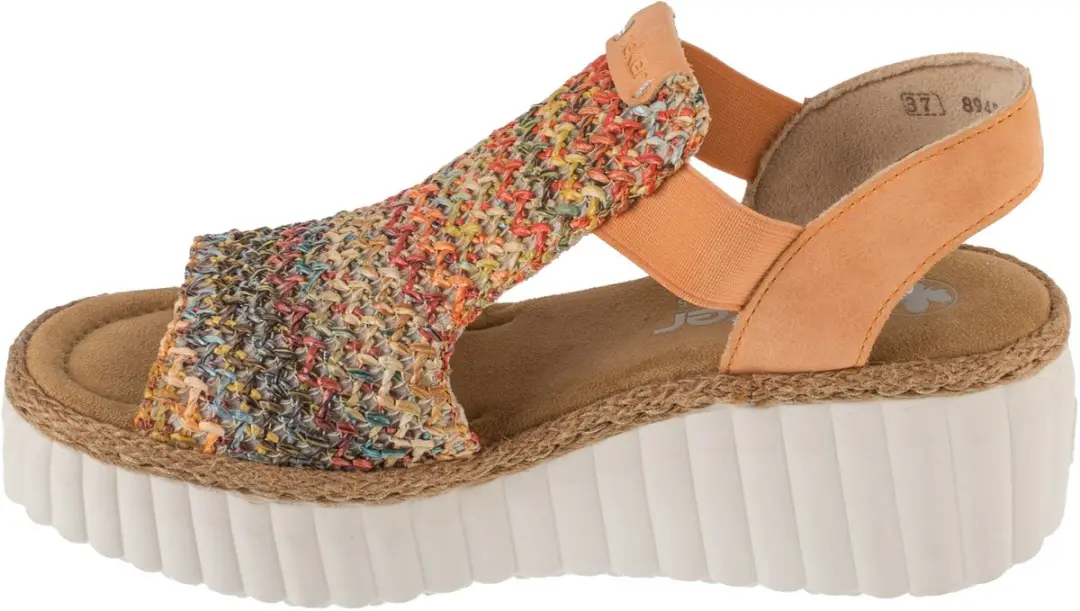 Rieker 69172 Sandalen - Vrouwen 39 - Veelkleurig