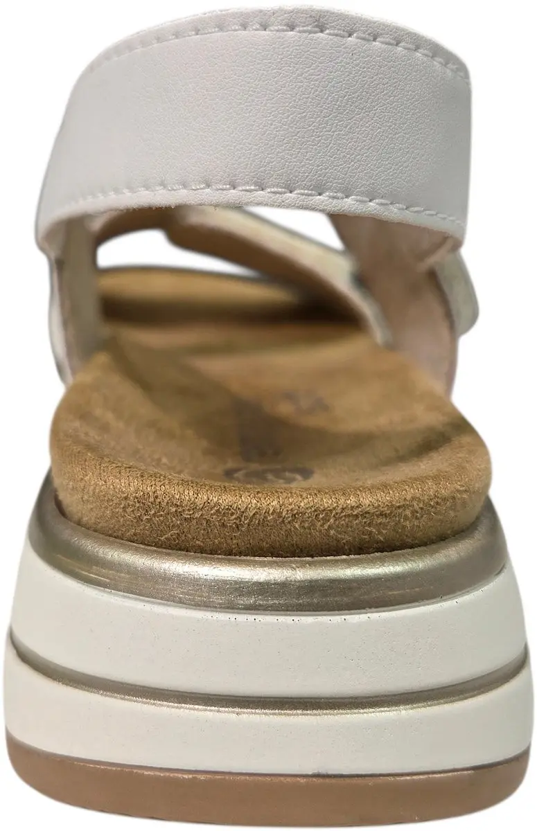 Remonte D1J53-81 Sandalen Wit Leer Dames - Wit/Goud - 39
