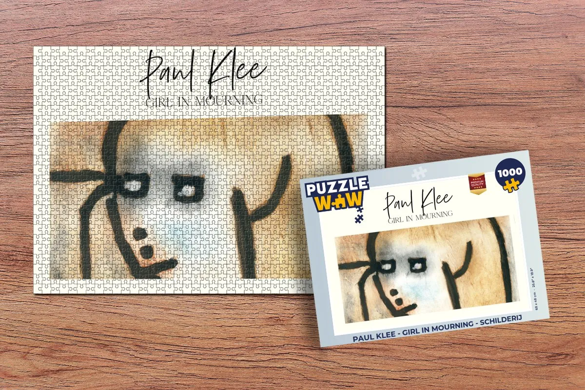 PuzzleWow Paul Klee Girl in Mourning Legpuzzel 1000 Stuks - Multicolor