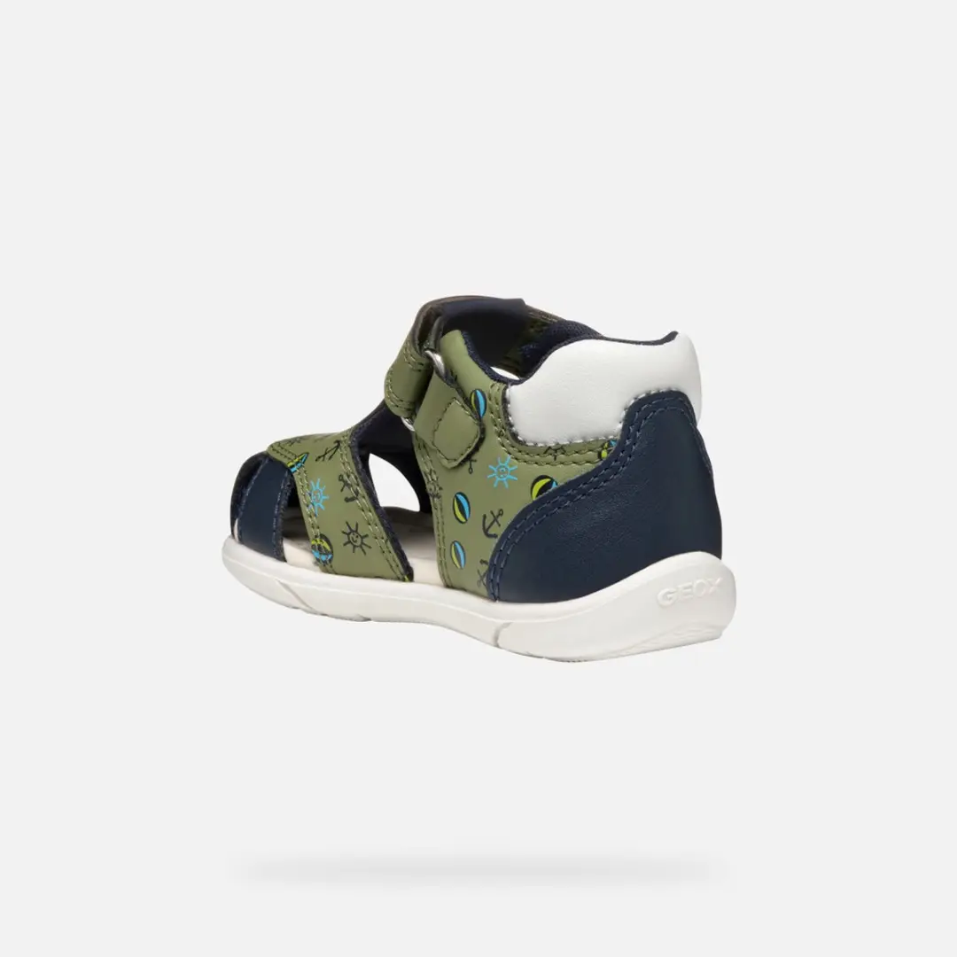 Geox Sandal Zapito Dreumes Sandalen 21 - Pistache/Marineblauw
