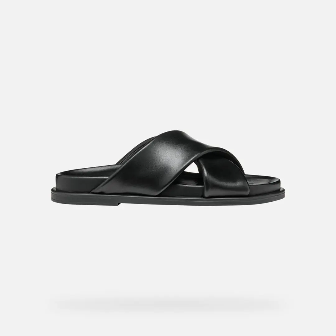 Geox Adelash Dames Sandalen - 39 - Zwart - afbeelding 2 van 6