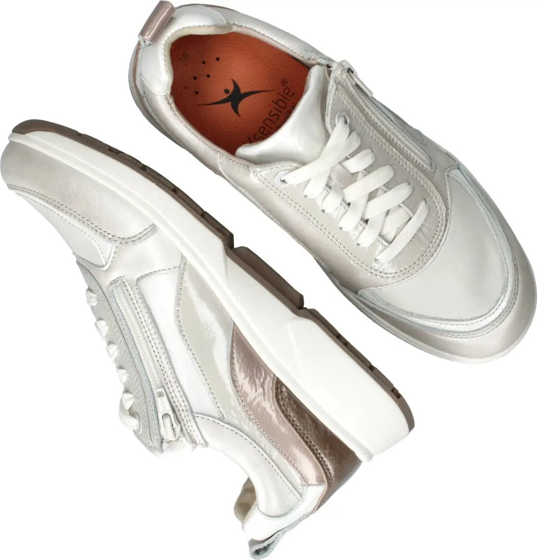 Xsensible Valletta Dames Veterschoenen - Platina 41