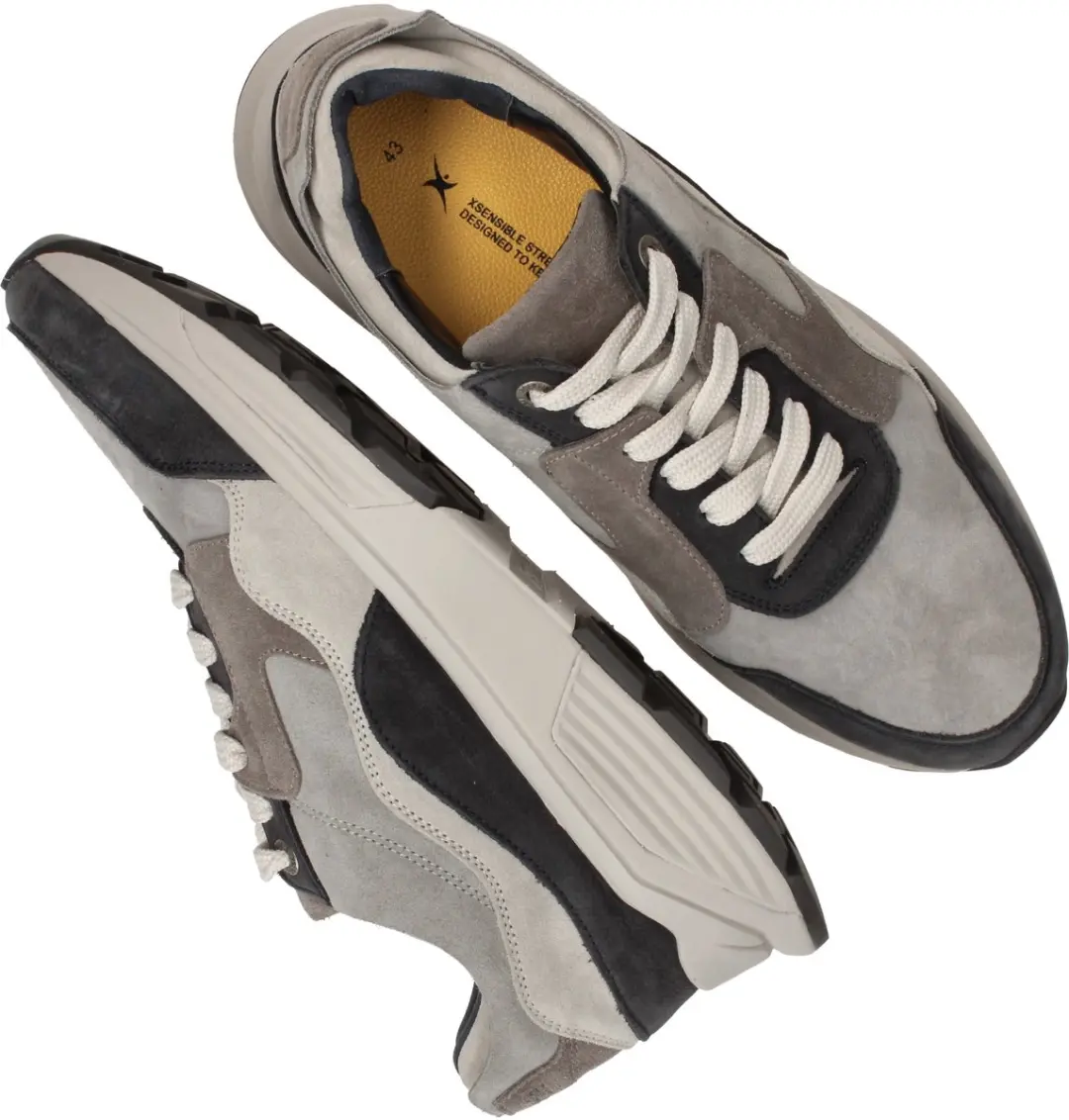 Xsensible Golden Gate Stretchwalker Heren Sneakers - Blauw 42