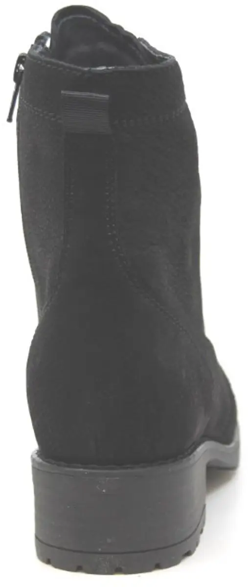 Wolky Quinta XW Veterboots Dames - Zwart Nubuck - 42