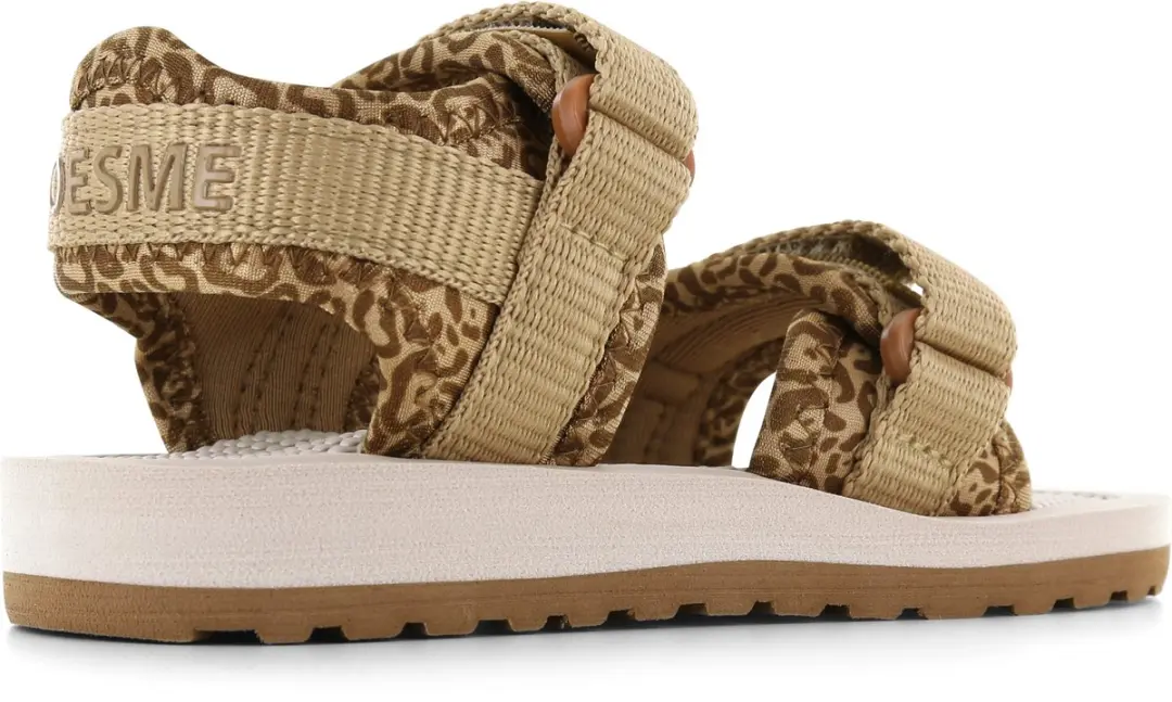 Shoesme Panterprint Lichtgewicht Sandaal - Sandalen Kind - Meisjes - Leopard Grey - Spandex - Maat 30 - afbeelding 2 van 6