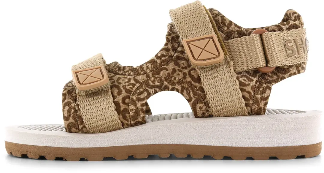 Shoesme Panterprint Lichtgewicht Sandaal - Sandalen Kind - Meisjes - Leopard Grey - Spandex - Maat 30 - afbeelding 3 van 6
