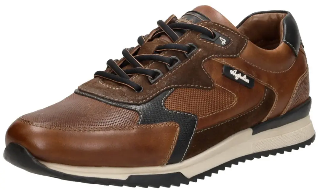 Australian Bakersville Heren Leren Sneakers - Bruin - Maat 47 - afbeelding 5 van 6