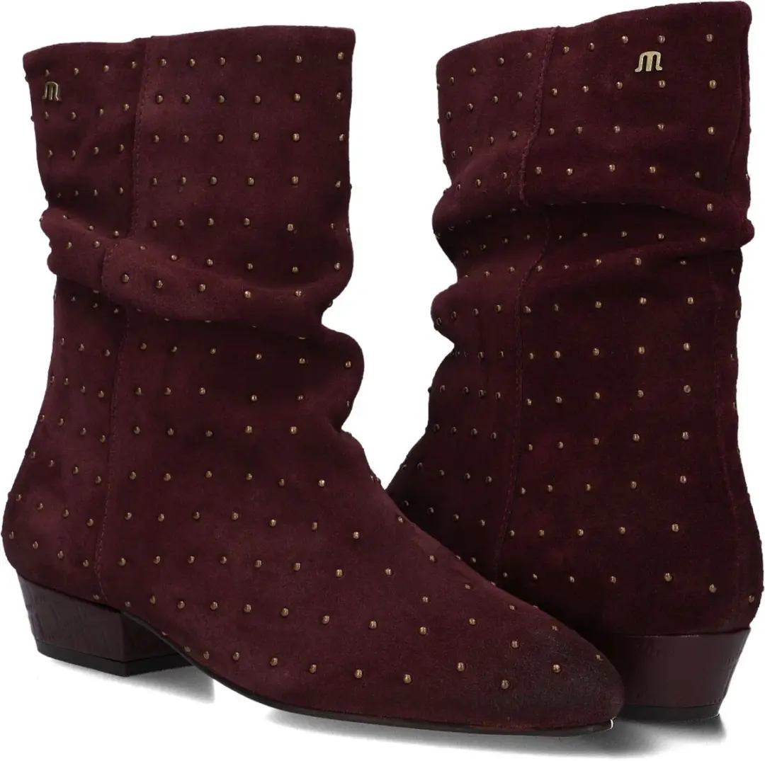 Maruti Amina Enkellaarsjes Dames - Bordeaux - Maat 41