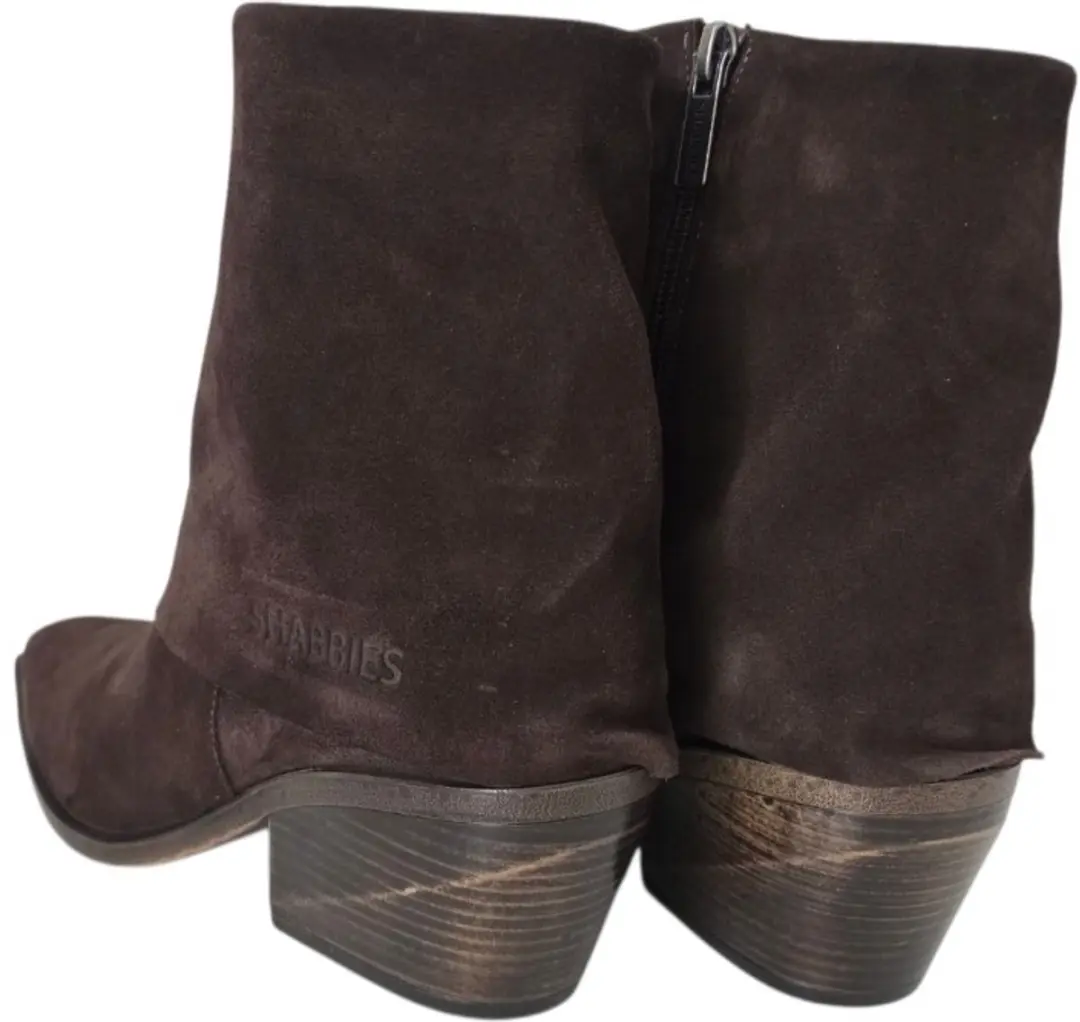 Shabbies Amsterdam Jaira Double Ankle Boot - Bruin - Maat 39 - afbeelding 3 van 6