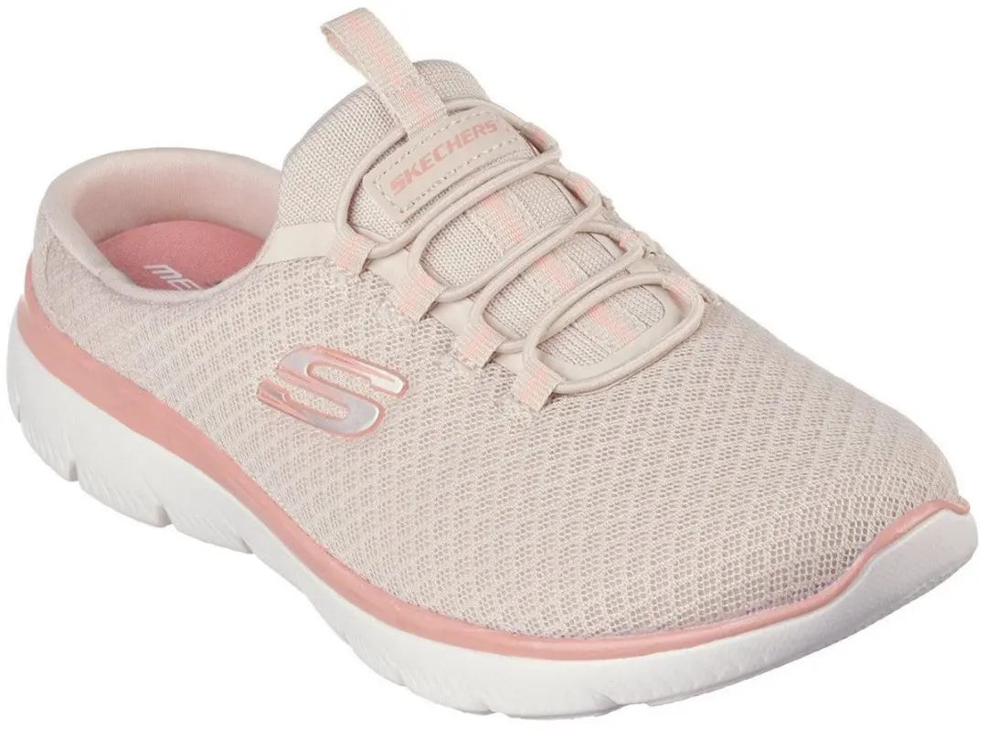 Skechers SUMMITS SWIFT STEP slip-on schoen slippers sneakers dames 149529 Taupe