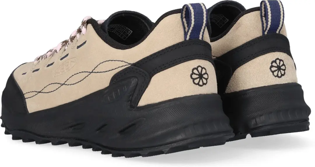 Keen Jasper Zionic Dames Sneakers - Suede Safari/Giggle Pink - Maat 40