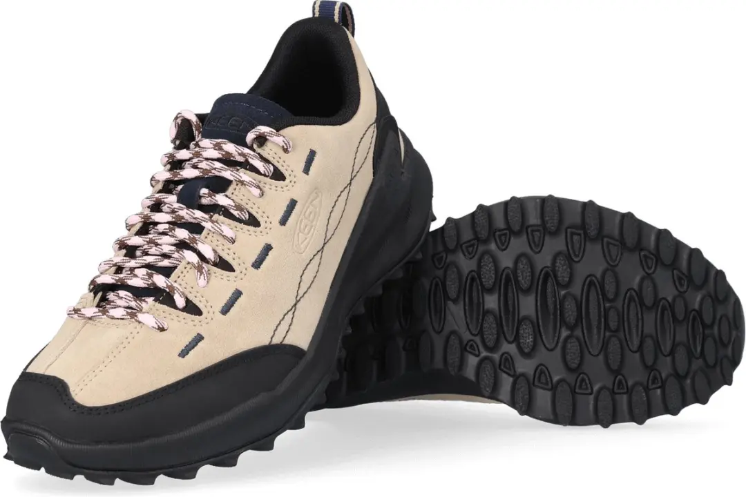 Keen Jasper Zionic Dames Sneakers - Suede Safari/Giggle Pink - Maat 40