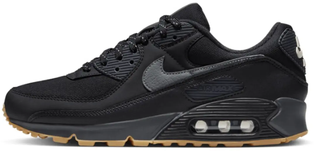 Nike Nike Air Max 90 Black Smoke Grey Gum Reflective