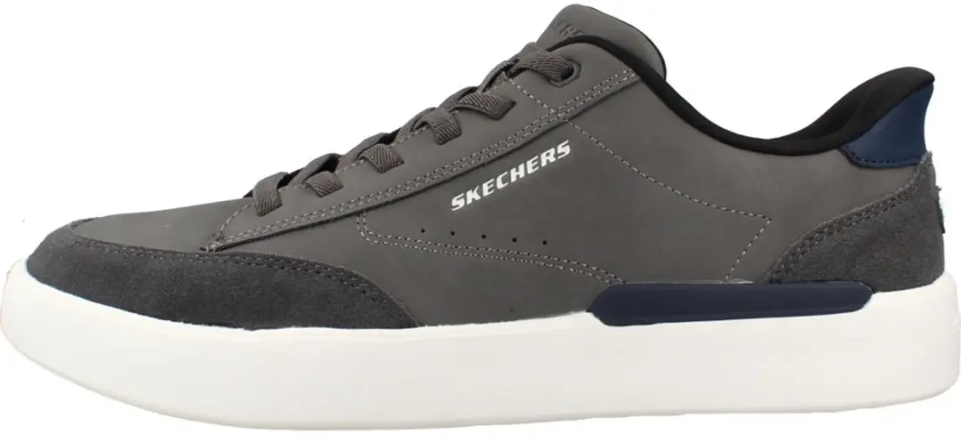 Skechers Verloma Radical Sneakers Heren 41 - Donkergrijs/Darkblue/Wit