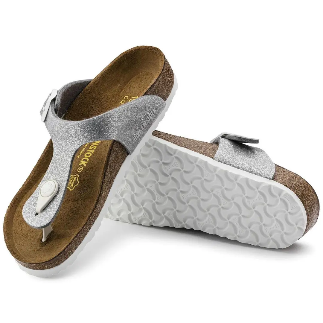 Birkenstock Gizeh Slides Magic Galaxy - Zilver - Maat 30