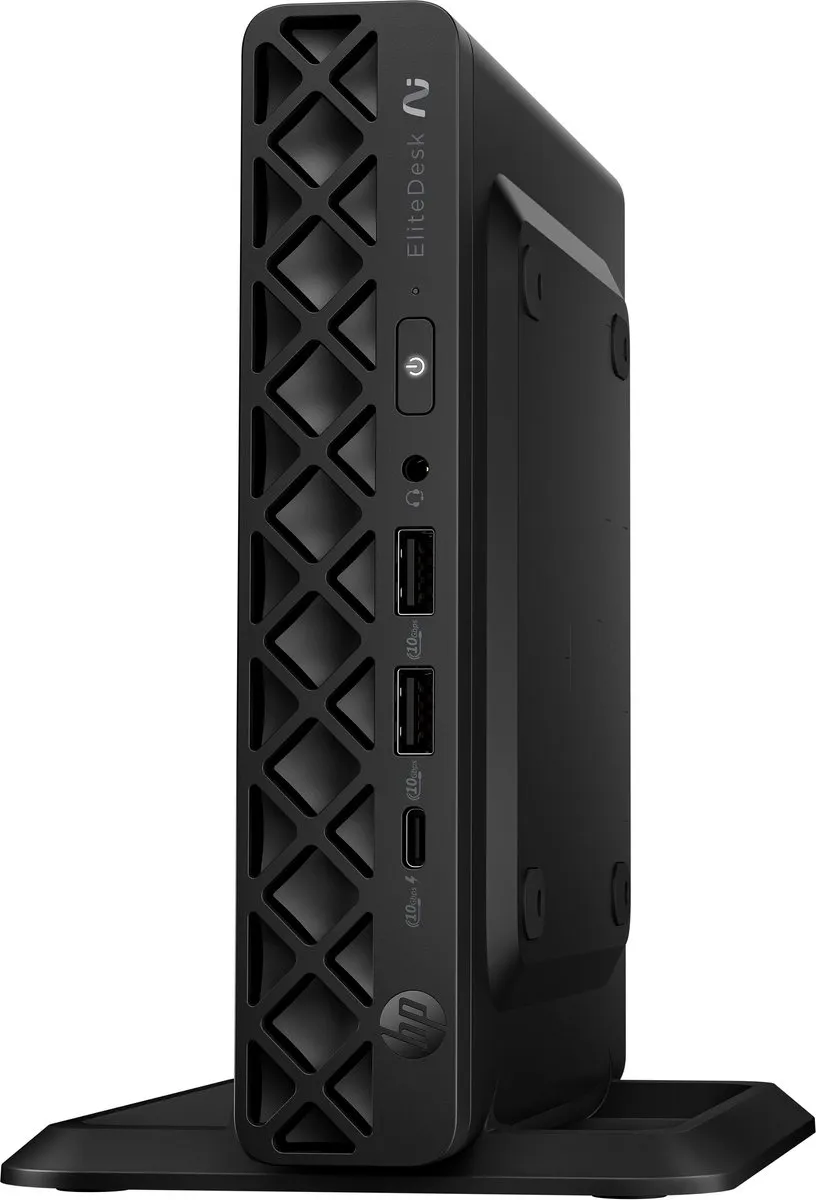 HP EliteDesk 8 Mini G1a Next Gen AI Copilot+ PC AMD Ryzen AI 7 350 32 GB DDR5-SDRAM 512 GB SSD Windows 11 Pro Mini PC AI PC Zwart