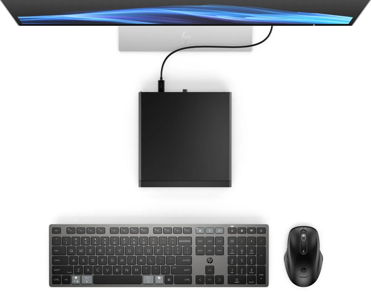 HP EliteDesk 8 Mini G1a Next Gen AI Copilot+ PC AMD Ryzen AI 7 350 32 GB DDR5-SDRAM 512 GB SSD Windows 11 Pro Mini PC AI PC Zwart