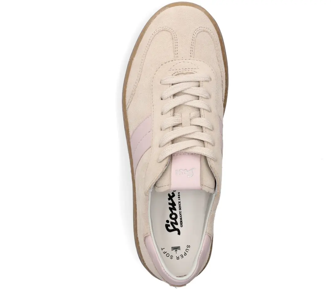 Sioux Tedroso Sneaker - Beige Roze - Maat 37