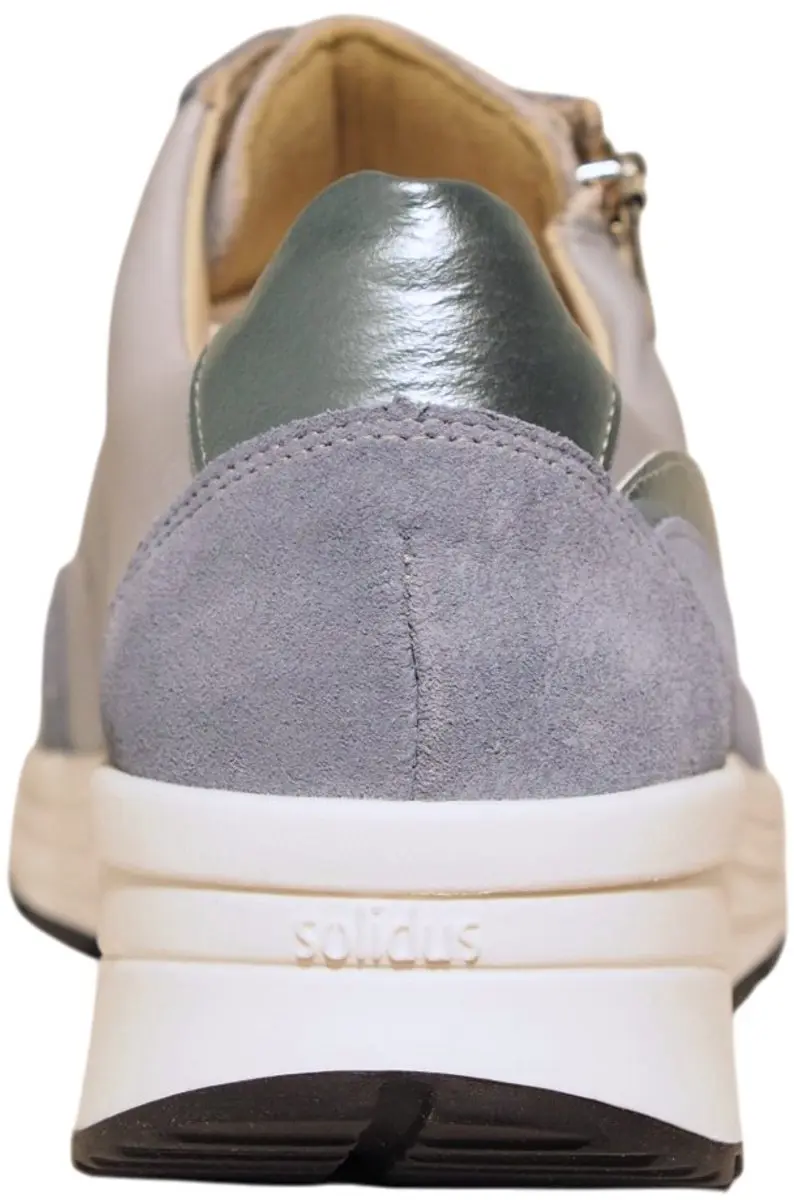 Solidus Karma Leren Dames Sneakers 59083 - 38 - Blauw - afbeelding 5 van 6