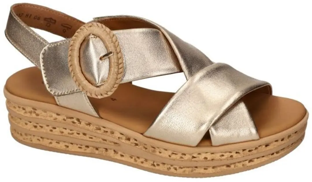 Gabor Damen Sandalette in gold