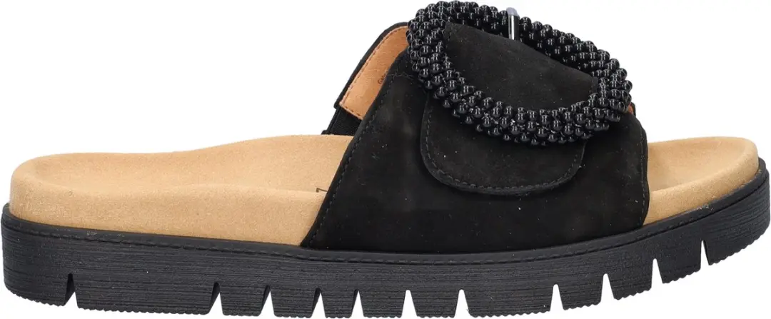 Gabor Sandalen zwart Suede