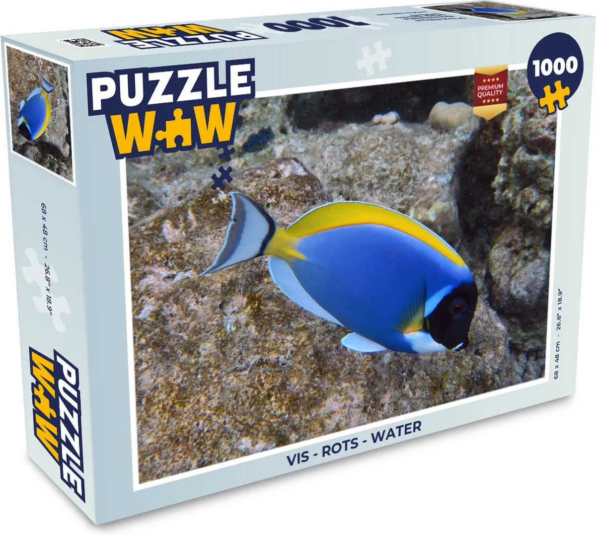 PuzzleWow Legpuzzel 1000 Stuks - Multicolor