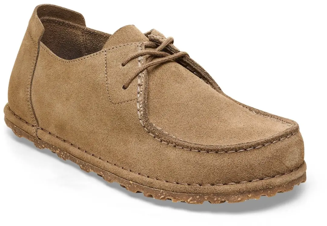 BIRKENSTOCK UTTI LACE SUEDE LEATHER GRAY TAUPE REGULAR-40(4066648324164)