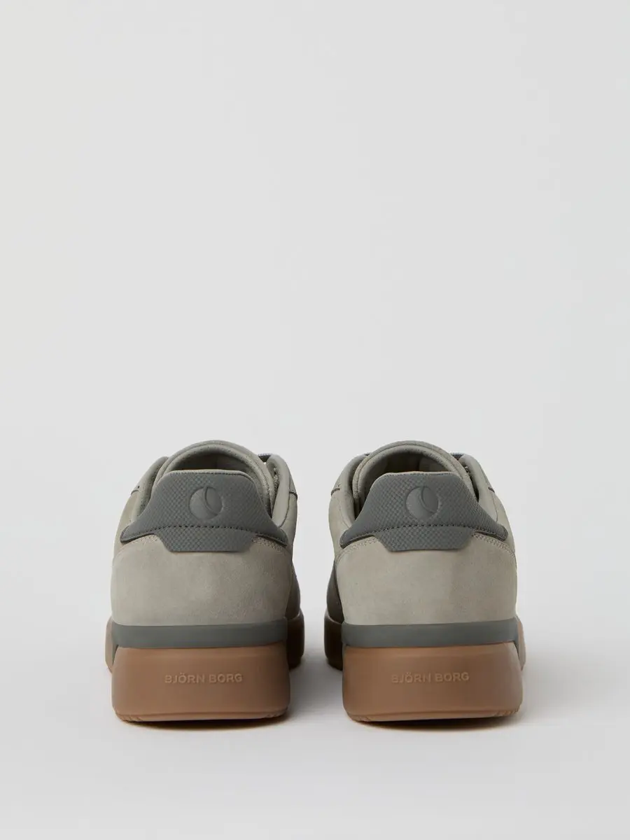 Björn Borg Spin SU Heren Lage Schoen - Grijs Suede - Maat 44 - afbeelding 6 van 6