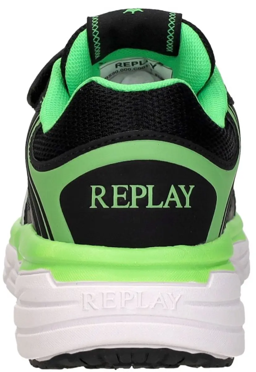 Replay Christal JR 11 Klittenband Laag - Zwart - Maat 38 - afbeelding 6 van 6