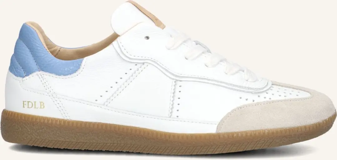 Fred De La Bretoniere Sneaker Pearl Reza Wit/Blauw