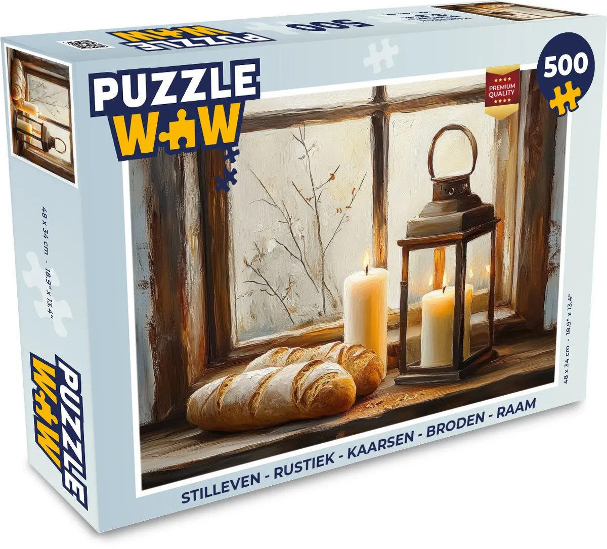 PuzzleWow Stilleven Rustiek Legpuzzel 500 Stuks