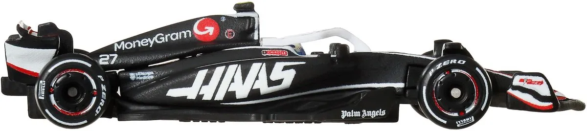 Hot Wheels Formula 1 MoneyGram Haas F1 Team #20 Racewagen - Meerkleurig - afbeelding 6 van 6