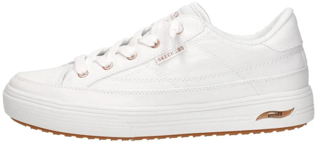 Skechers ARCH FIT Arcade-Meet Ya There Dames Sneakers 101245 - Wit - afbeelding 2 van 6