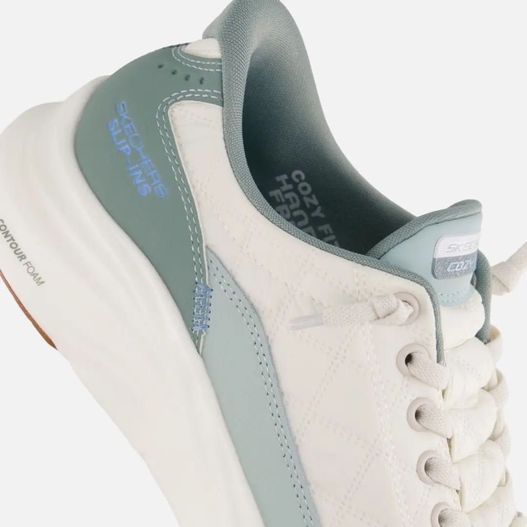 Skechers Slip-ins Cozy Fit Sneakers - 37 - Groen - afbeelding 6 van 6