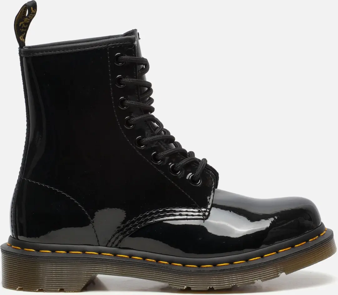 Dr. Martens 1460 W Black Patent Dames Bottines
