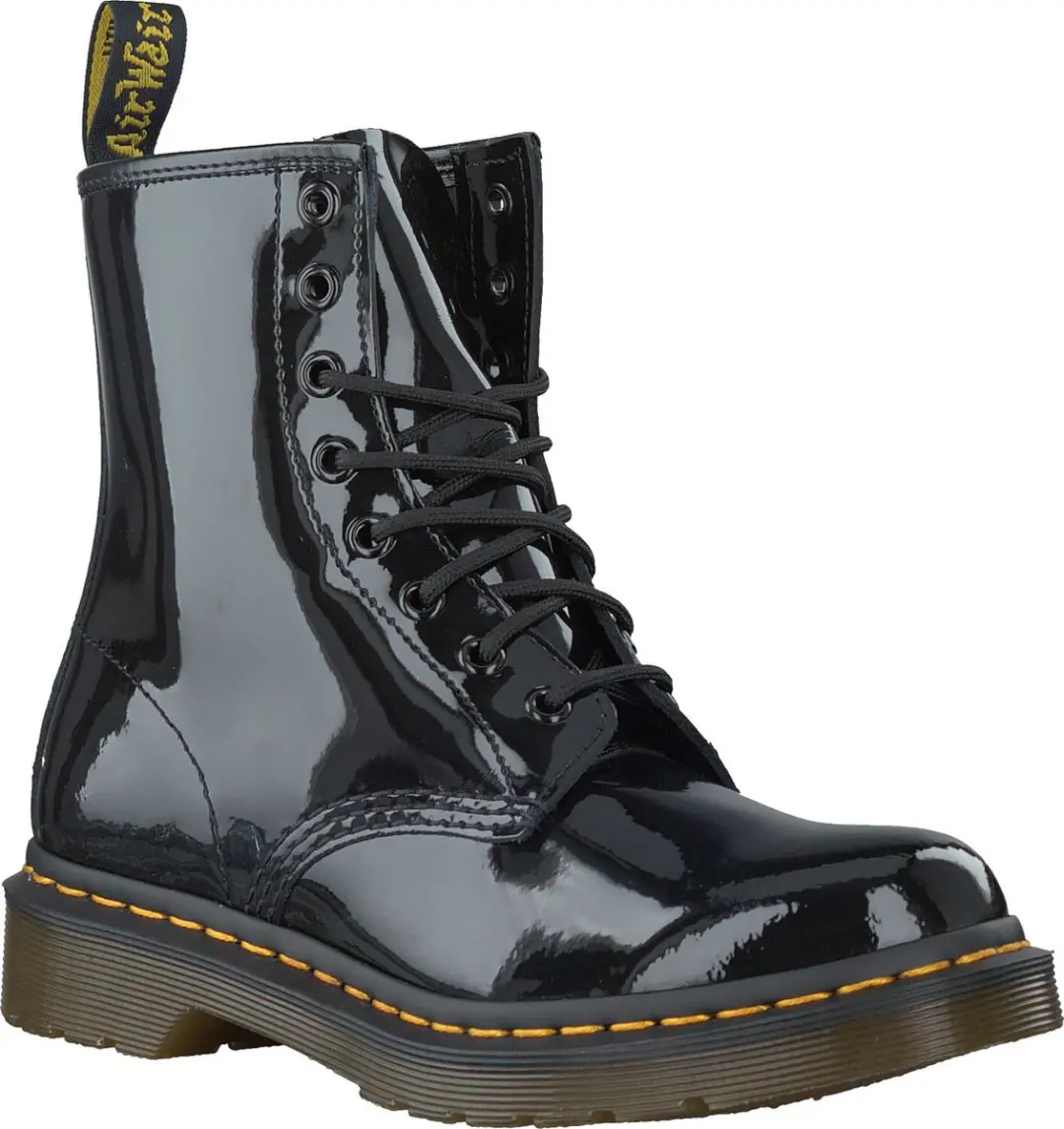 Dr. Martens 1460 W Black Patent Dames Bottines - 36