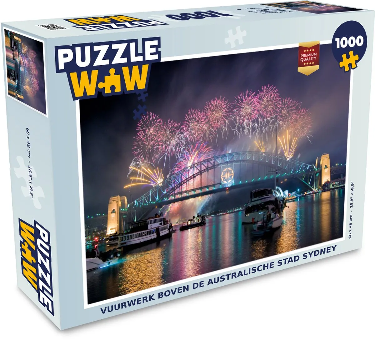 PuzzleWow Sydney Legpuzzel 1000 Stuks - Multicolor