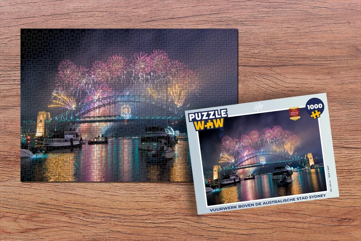 PuzzleWow Sydney Legpuzzel 1000 Stuks - Multicolor