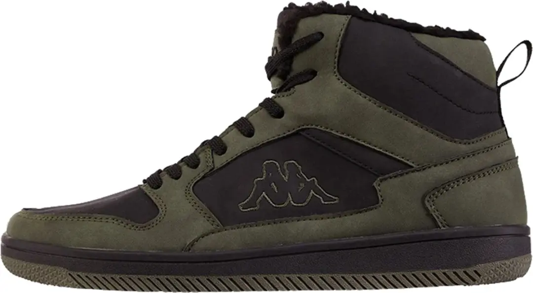 Kappa 243374 unisex groene laarzen met korte schacht, winterlaarzen buiten