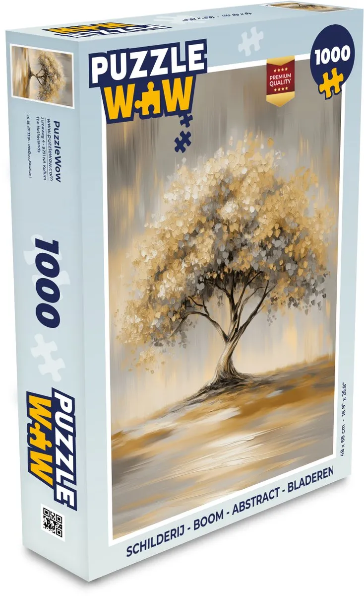 PuzzleWow Boom Abstract Legpuzzel 1000 Stukjes