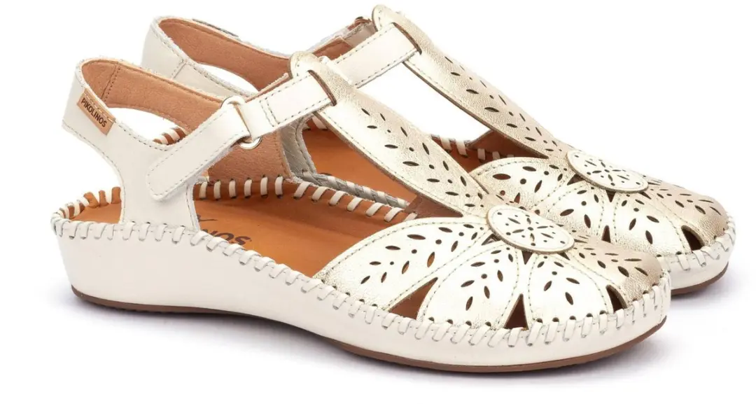 Pikolinos Azores Dames Sandalen - 37 - Goud - afbeelding 5 van 6