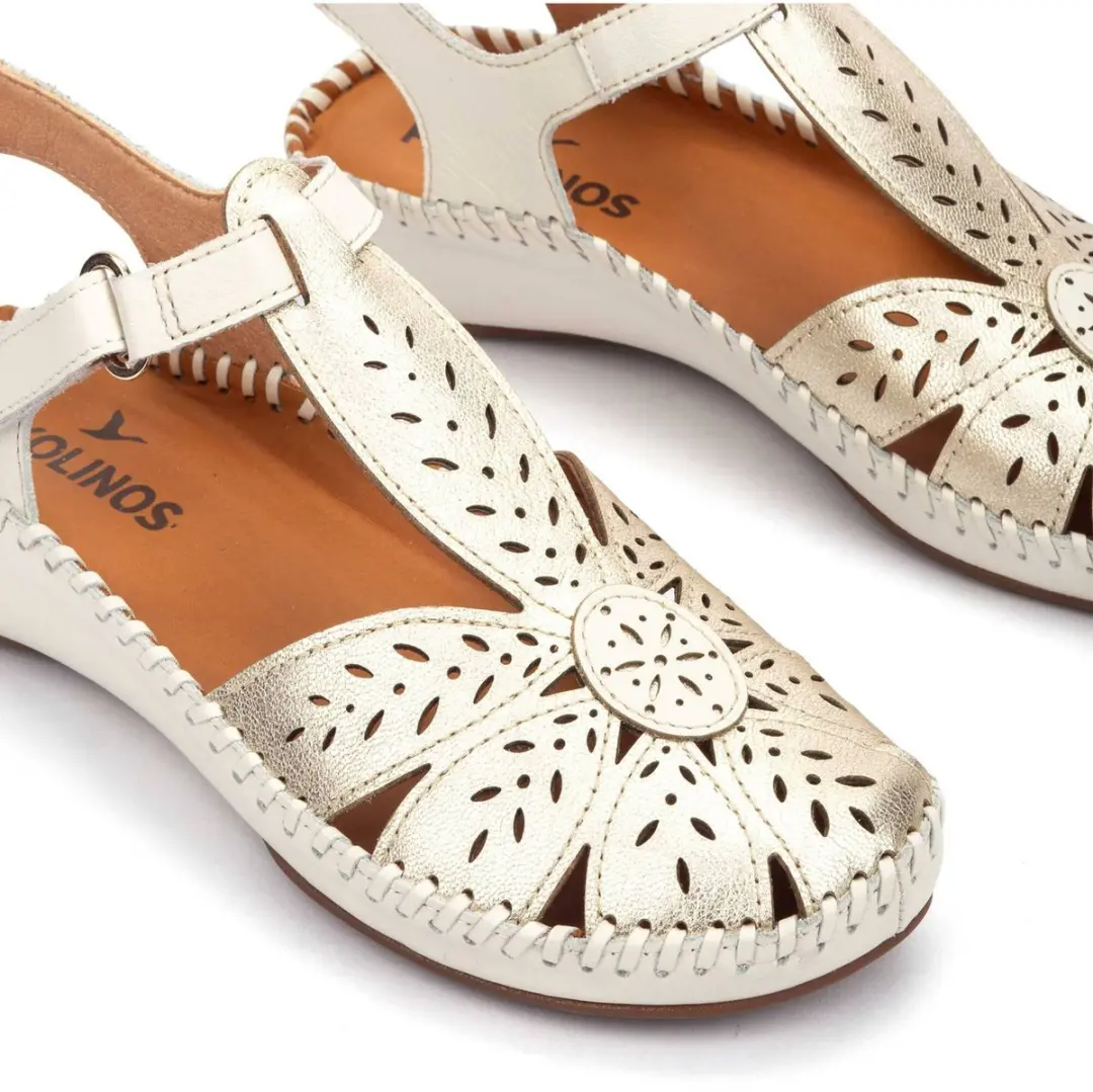 Pikolinos Azores Dames Sandalen - 37 - Goud - afbeelding 4 van 6
