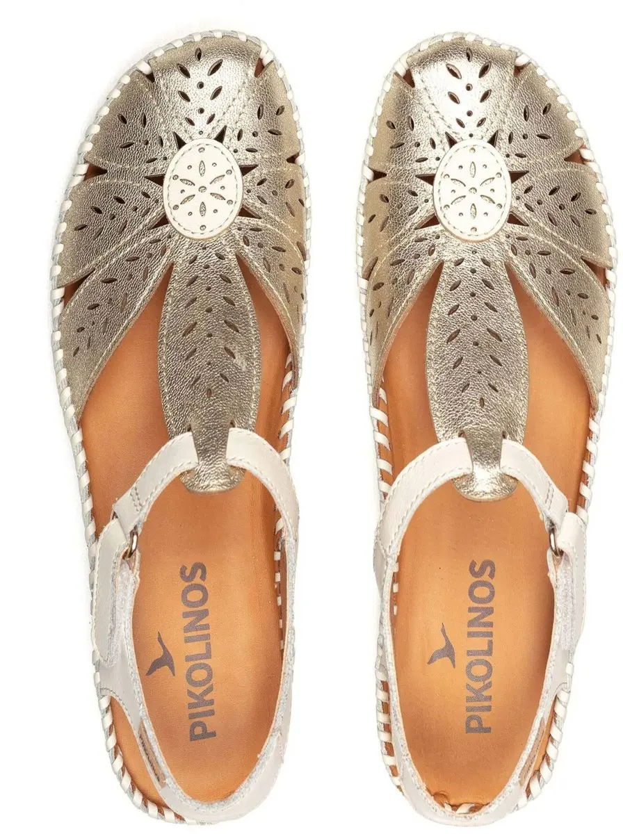 Pikolinos Azores Dames Sandalen - 37 - Goud - afbeelding 6 van 6
