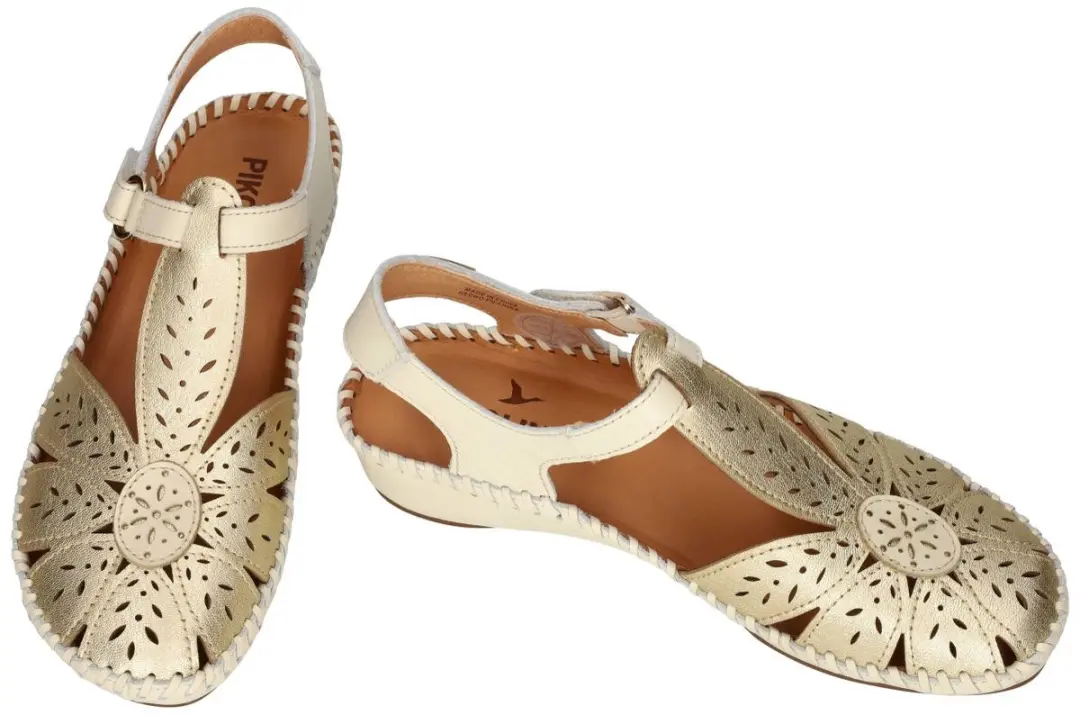 Pikolinos Azores Dames Sandalen - 37 - Goud - afbeelding 2 van 6