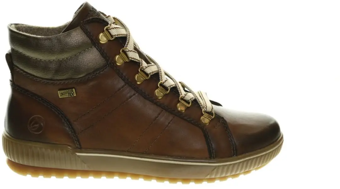 Cognac Veterschoenen Gevoerd Remonte maat 37